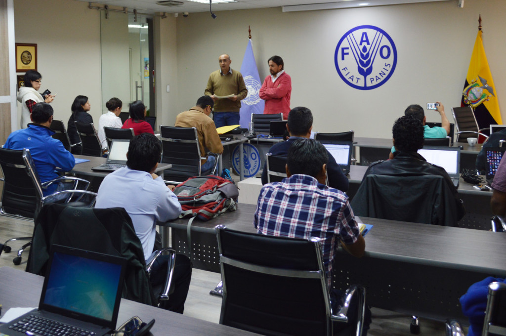 Parte final del XIV Taller CAPFITOGEN para el Fortalecimiento de las Capacidades en Programas Nacionales en Recursos Fitogenéticos para la Alimentación y la Agricultura